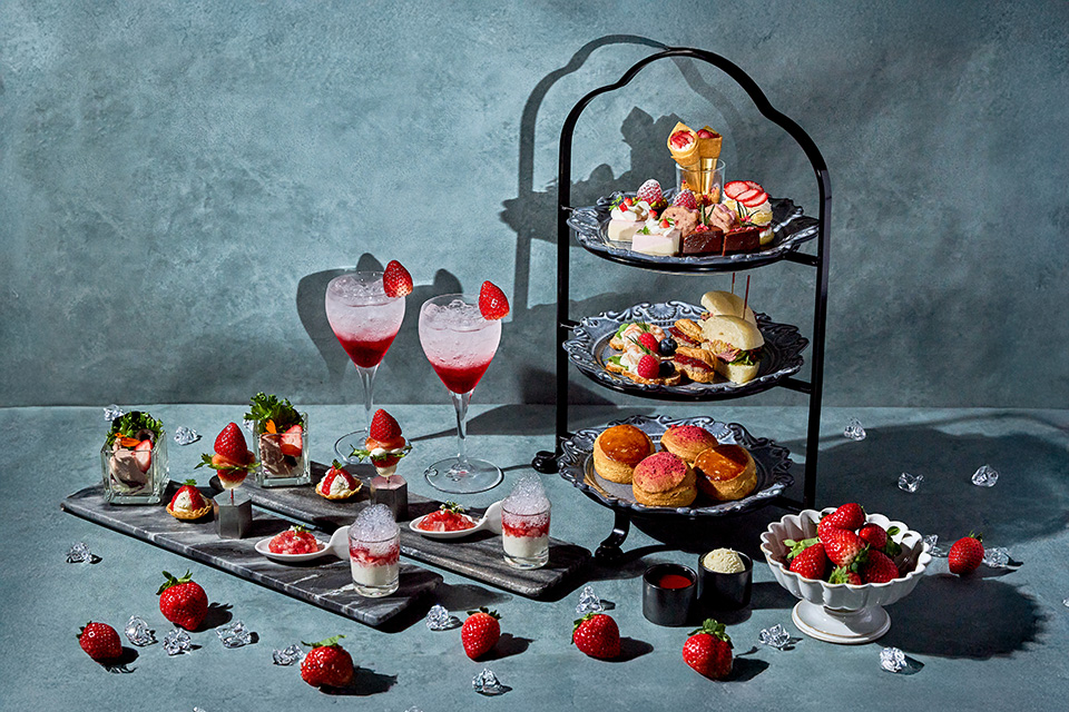 2/1～4/30】苺の食べ比べも！真っ赤な苺でおしゃれにアフタヌーン