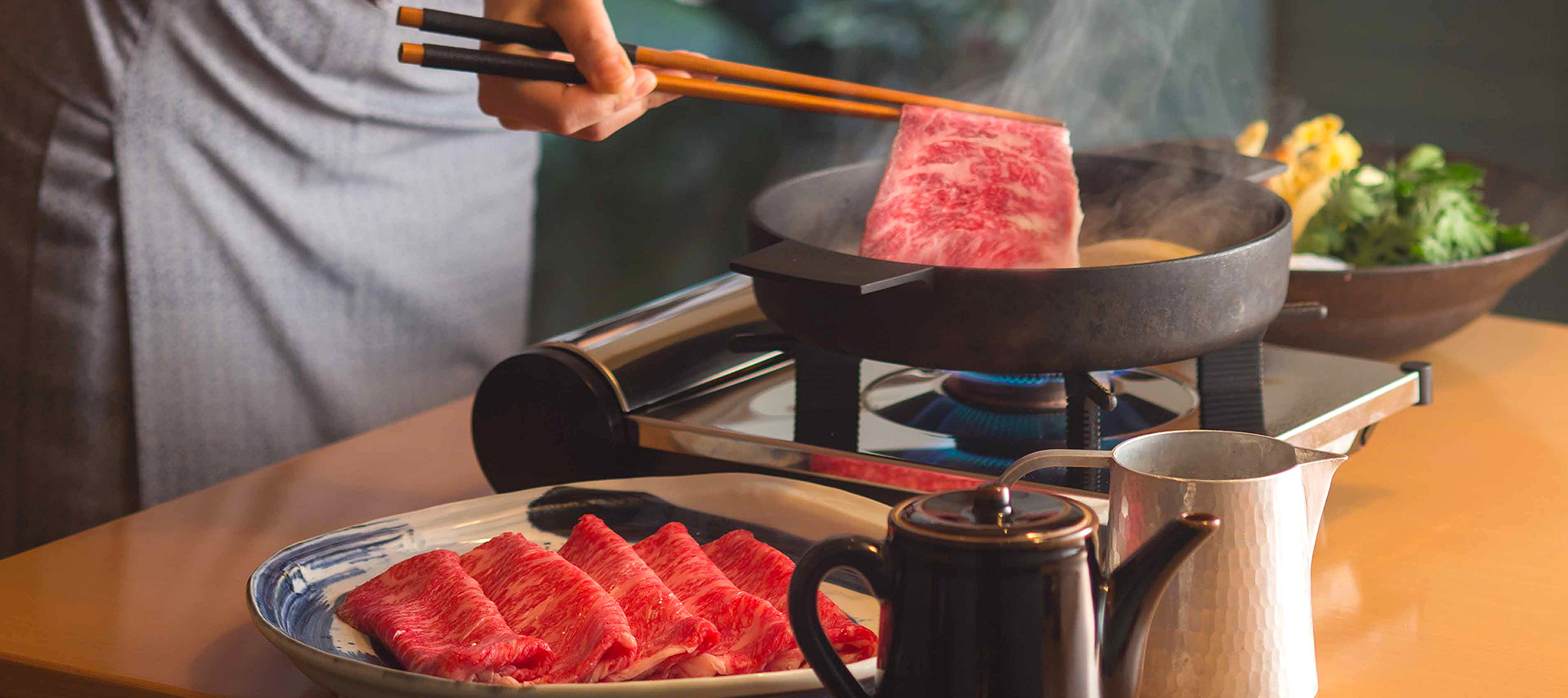 日本料理「水簾」すき焼き