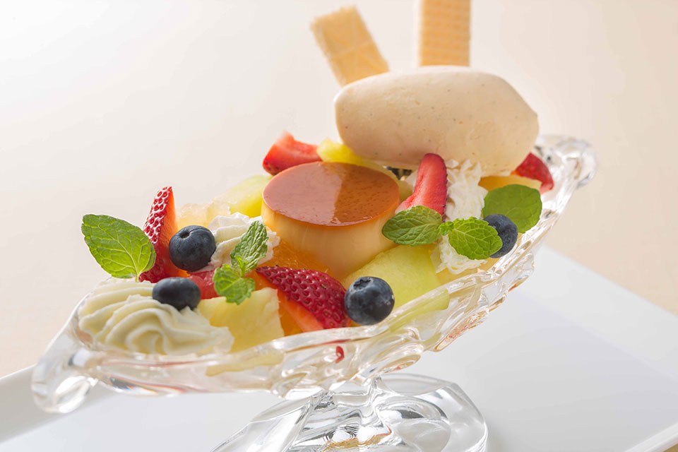 プリンアラモード