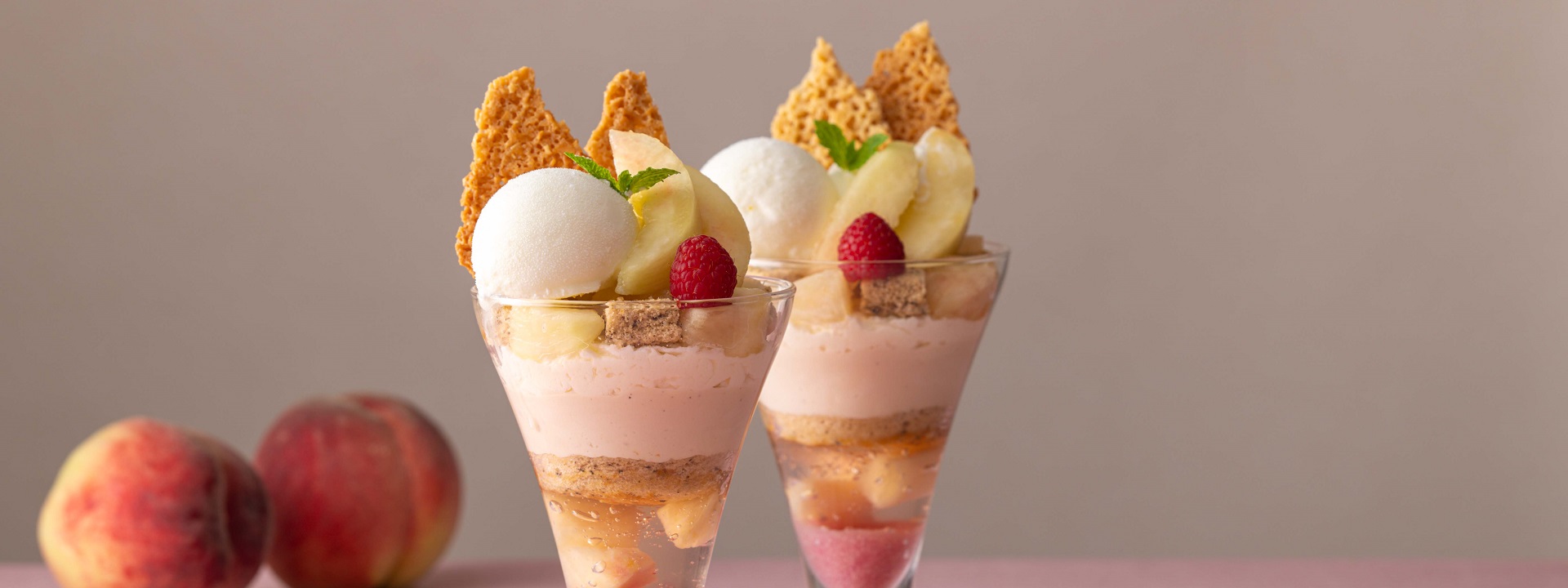 ORIGAMI Peach Parfait