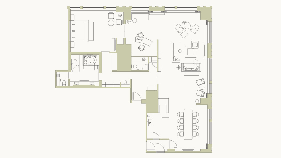 더 캐피톨 스위트 평면도
