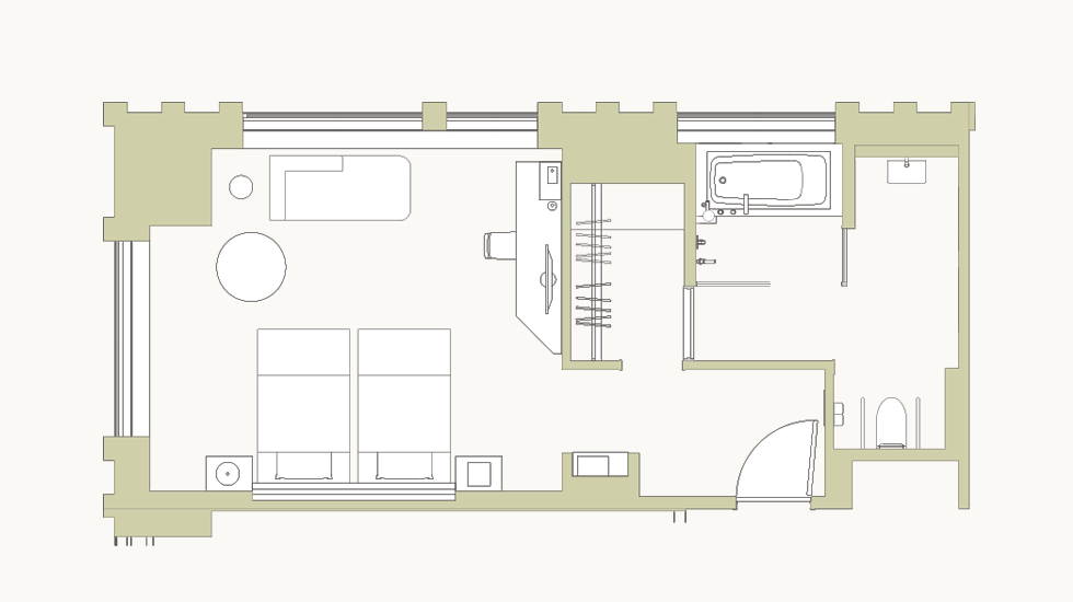 通用拐角双平面图
