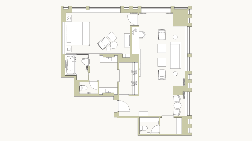 行政套件平面图