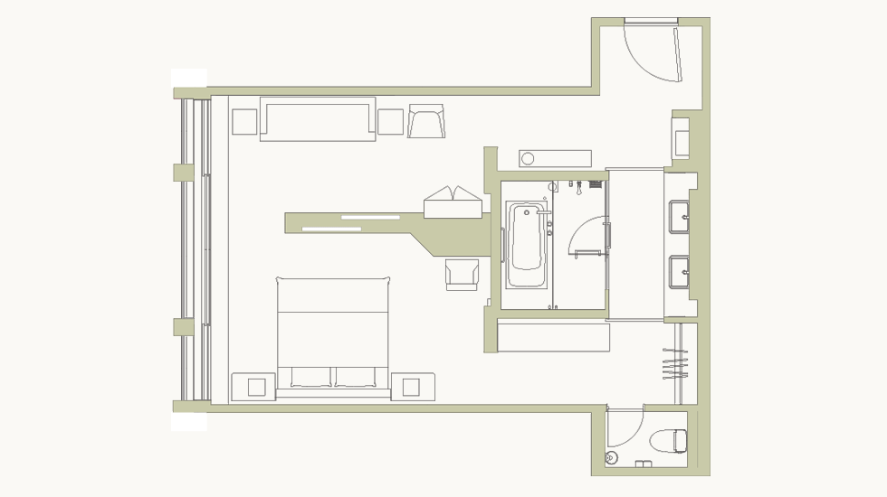 ジュニア スイート平面図