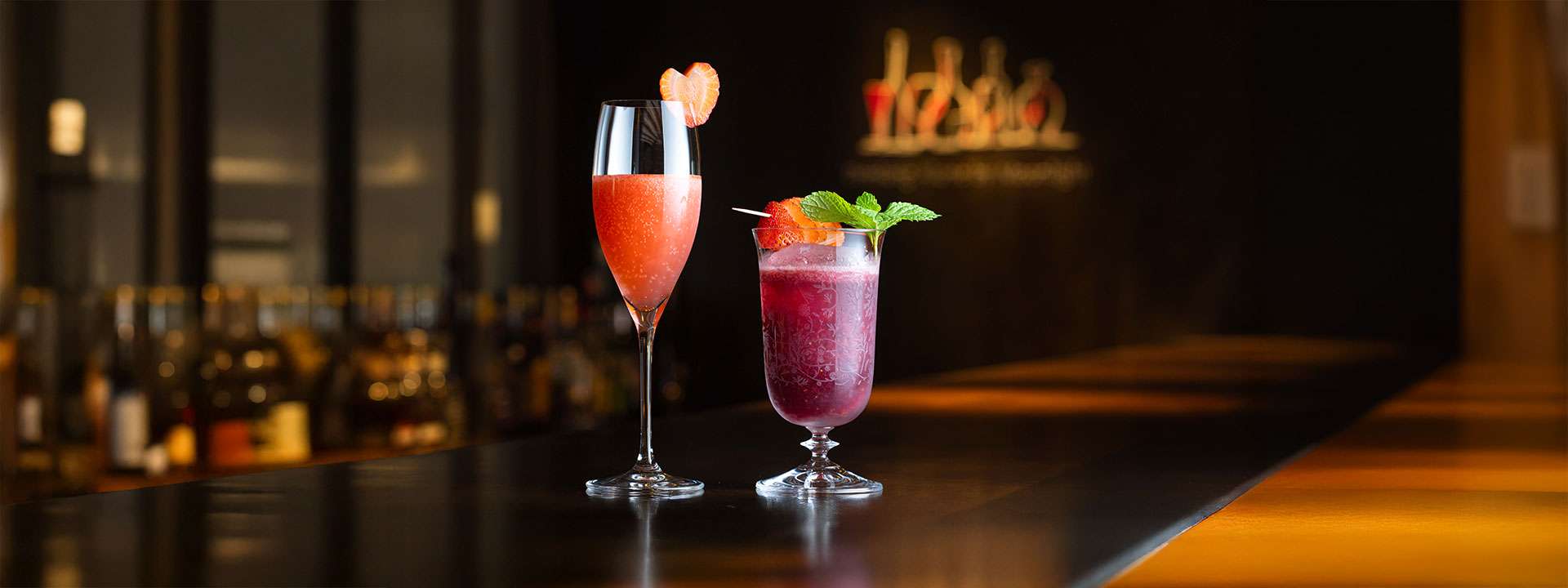 Strawberry Cocktail Selection