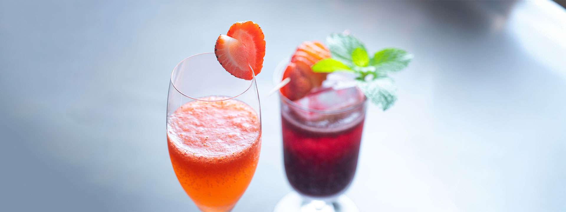 Strawberry Cocktail Selection