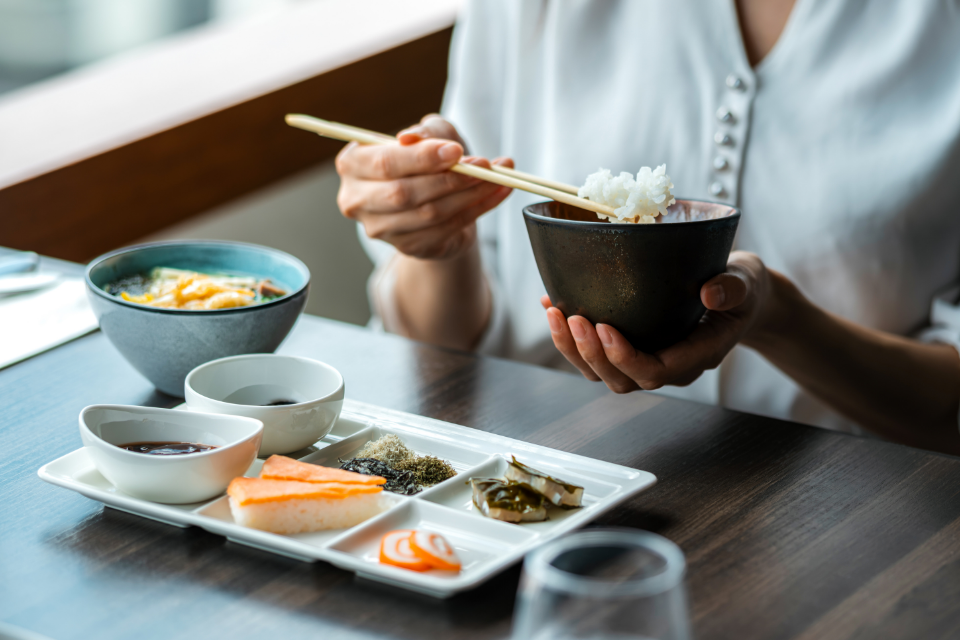笑顔になる朝食