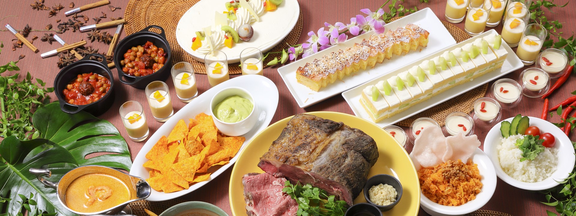 ウィークエンドブッフェ「～香りで旅するアジアの美食～　アジアンスパイスフェア」
