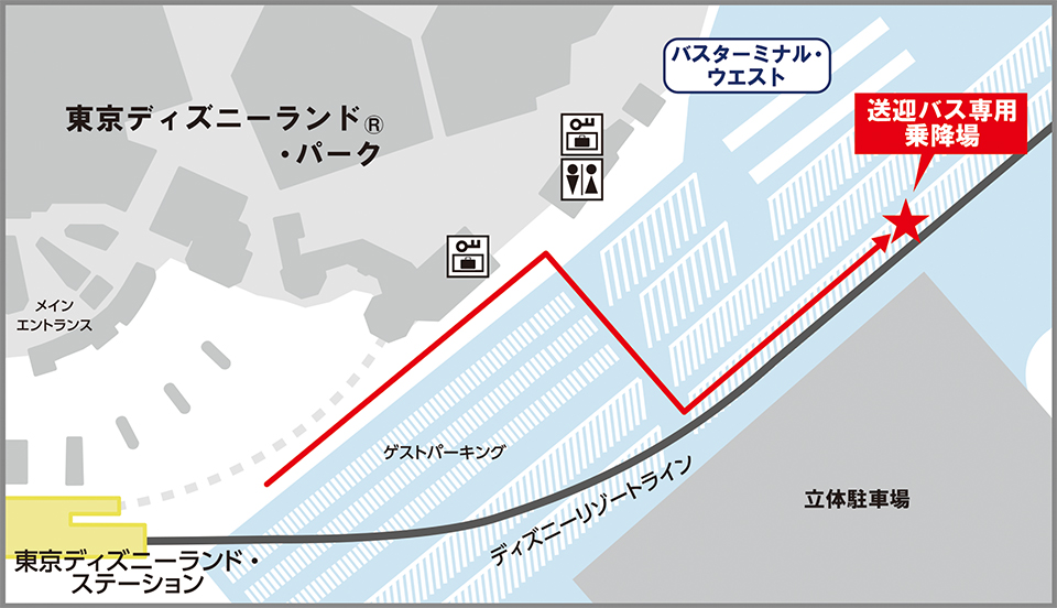 アクセス 東京ディズニーリゾート から無料シャトルバスで25分 東京ベイ 東急ホテル 公式