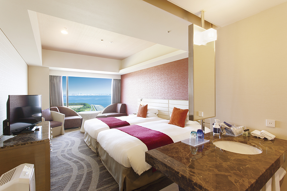 デラックスサンライズビューツイン Akane 東京ディズニーリゾート から無料シャトルバスで25分 東京ベイ 東急ホテル 公式